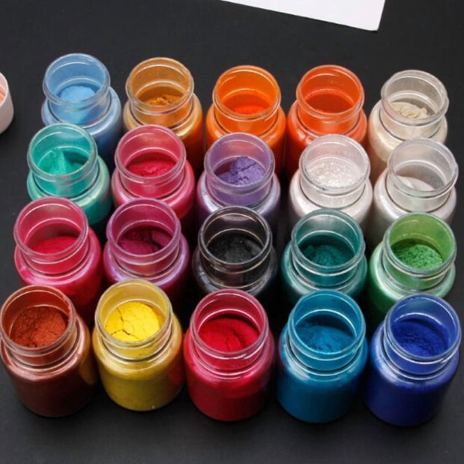 32 Colors Mica Resin Pigment Rainbow Pearl Powder Epoxy Mold Glitter Colorant
