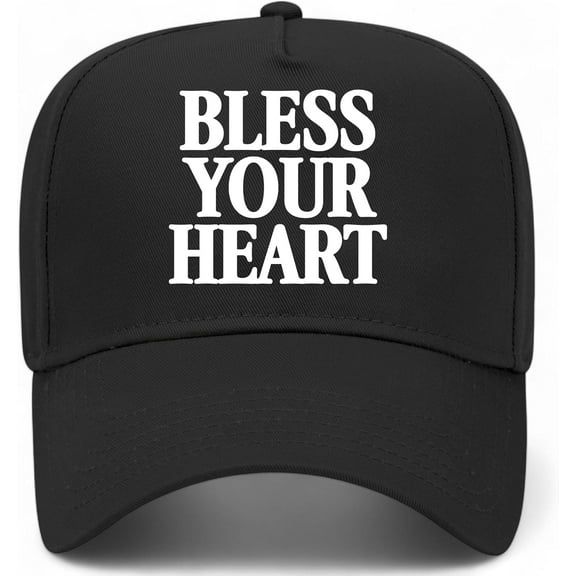 Bless Your Heart Vintage Trucker Hat Premium Snapback Baseball Hat for Men & Women