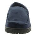 thumbnail image 3 of Totes Mens Faux Suede Faux Fur Lined Loafer Slippers, 3 of 4