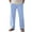 Blue*, variant on Men's Casual Pants Solid Color Drawstring Comfortable Relaxed Fit Breathable Daily Wear Classic Chic Trousers