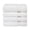 White, variant on Cotton Paradise 100% Cotton 4 Piece Washcloths, Soft Absorbent Small Hand Face Towels Wash Rags for Body, White