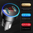 thumbnail image 2 of BJYX 3.1A Dual USB Car Charger With LED Display Universal Mobile Phone Car Chargers, 2 of 15