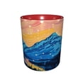 thumbnail image 2 of Watercolor Hand Painted Sky Coffee Mug Fun Custom Ceramic Mugs 11oz Red, 2 of 5