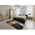 thumbnail image 5 of Ahgly Company Machine Washable Indoor Square Transitional Midnight Gray Area Rugs, 7' Square, 5 of 7