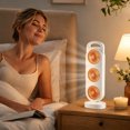 thumbnail image 5 of Leeye Triple Head Standing Fan, Rechargeable Portable Floor Fan with Dual Head Separate Control, 3-Speed Lightweight Personal Fan for Indoor Outdoor Travel, B, One Size,, 5 of 6
