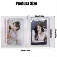 thumbnail image 7 of Kpop Photocard Holder Book - Mini Photo Album with Mirror-like Cover - Photocard Binder for Small Photos - 32 Pockets - Pink, 7 of 7