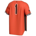thumbnail image 3 of Youth GameDay Greats #1 Orange Oregon State Beavers Lightweight Baseball Fashion Jersey, 3 of 4