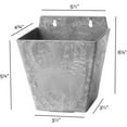 thumbnail image 3 of Root & Vessel Ella Wall Planter, Gray, 5.5", 3 of 4