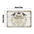 thumbnail image 3 of Halloween Vintage Sign, American-style Metal Tin Sign Wall Decor, Retro Sign for Home Living Room Bedroom Halloween Decor Gifts - 8x12 Inch, 3 of 5