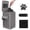 Grey, variant on Dog Poop Trash Can For Outside & Indoor 5l/1.3gal Small Pet Waste Bin With Odor Control Carbon Filter Lid 2-way Open (step Press Top) Container Bag Holder Grey