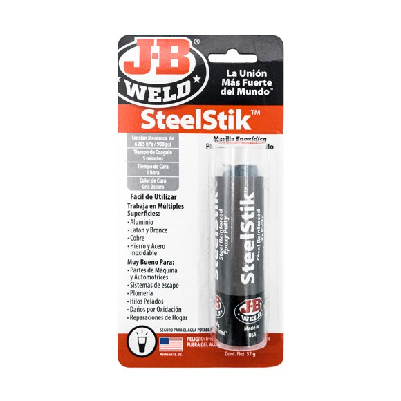 J-B Weld, Masilla Epoxica Reparacion de Acero, 8267SPA, 57gr.