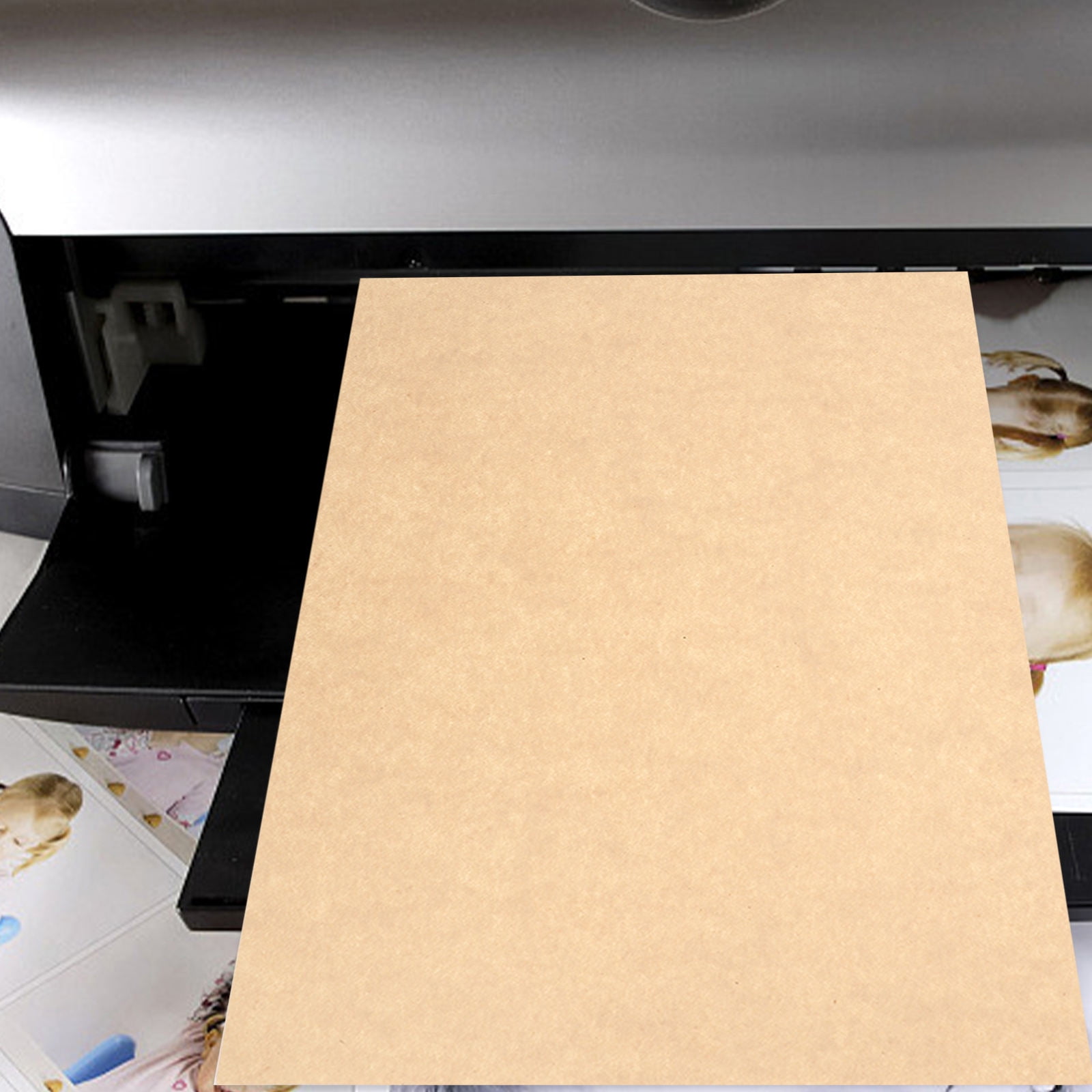 ETHZZLE 50Pcs Decorative Printer Paper Light Brown for Formal Documents
