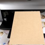 ETHZZLE 50Pcs Decorative Printer Paper Light Brown for Formal Documents