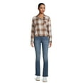 thumbnail image 2 of Self Esteem Juniors Plaid Button-Up Shirt, 2 of 5