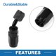thumbnail image 4 of Adaptador de manguera reductor de flare para hombre Unique Bargains TF-1001-AN4 45° con conector de línea de combustible de aluminio y O-ring negro, 4 of 6