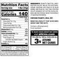 thumbnail image 6 of Atkins Endulge Peanut Caramel Cluster Dessert Bar, High Fiber, Low Carb, Low Sugar, 5 Ct, 6 of 8