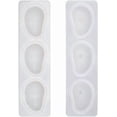 thumbnail image 3 of Silicone Mold Dessert Silicone Cake Mold For Baking Fondant Mould Fruit Shape Sugar Candy Jelly Bakeware Chocolates Mould (2PCS Mango I_13.6x3.8x1.4 inch), 3 of 15