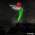 thumbnail image 4 of Craftnamesign Hand Hold Tulip Neon Sign, Flower Shop LED Sign, Room Decor, 4 of 4