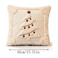 thumbnail image 3 of Christmas Trees Pillow Covers, Decorative Soft Throw Pillows Plush, Winter Holiday Decorative Pillowcase, Embroidered Couch Cushion for Holiday Winter Home Decor Chair Sofa Bedroom Living Room, 3 of 7