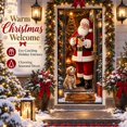 thumbnail image 6 of Christmas Door Covers for Front Door, 35" x 71", Vibrant Colors, Durable and Easy Slip-On Setup, 6 of 9
