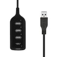 thumbnail image 4 of MesaSe USB 2.0 Hub 4 Ports High-speed Data Transmission Mini Hub Splitter Suitable For PC Notebook Computer Charging Cable Adapter, 4 of 6