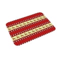 thumbnail image 2 of Pompotops Tapis de Noël pour Extérieur, Tapis de Porte Rouge de Noël pour Entrée Extérieure, Tapis de Porte d'Entrée de Noël Intérieur, 1 Pce Joyeux Noël Tapis de Bienvenue Intérieur Décoration Maison 40x60CM, 2 of 3