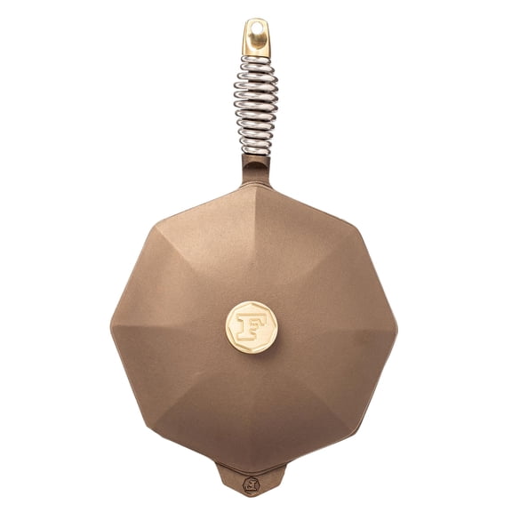 FINEX 10" Cast Iron Skillet with Lid - Versatile Cast Iron Pan - Cooking Pan Enhances Food Taste - Nonstick Skillet - Heirloom Kitchen Essentials - Pre-Seasoned with Flaxseed Oil