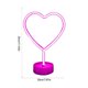 thumbnail image 3 of Fiudx Luz Led de San Valentín, Decoración de Neón con Forma Romántica, Base Redonda con Alimentación Usb, Brillo Suave para Cualquier Habitación, Perfecta para San Valentín, Aniversarios, Bodas, Tama, 3 of 6