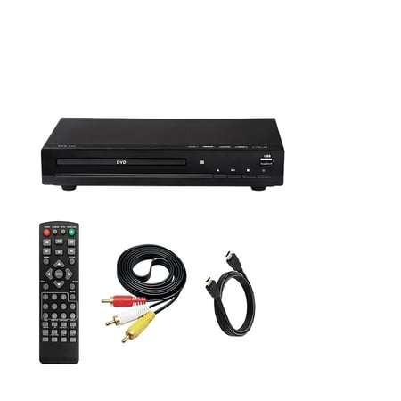DVD-225 Home DVD CD Player - Digital Multimedia Disc Player with AV Output & Remote Control