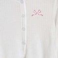 thumbnail image 4 of QSXADF Girls Long Sleeve Cardigan Toddlers Knit Sweater Ribbed Knit Cardigan Crop Length Long Sleeve Sun Protection Summer Casual Girls Outerwear Children's Outwear, 4 of 5