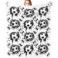 thumbnail image 2 of Soccer Blanket Throw Soccer Ball Blankets Soft Lightweight Flannel Warm Cozy Football Blanket Gifts for Sport Fans Kids Adults 60"X50", 2 of 4