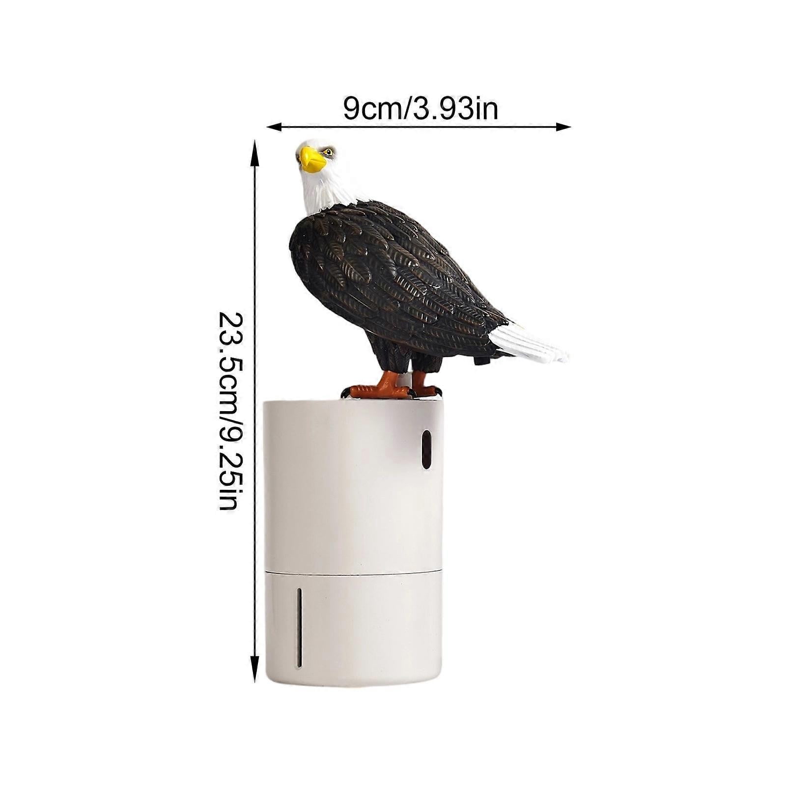 Camnix Eagle Foam Soap Dispenser - Funny Eagle Poop Induction Hand Washer Automatic Soap Dispenser for Kitchen & Bathroom (White)