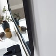 thumbnail image 6 of Vinnova Piceno 24" Rectangle LED Wall Mount Bathroom Vanity Mirror Black Frame, 6 of 12