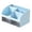 Blue, variant on Dailihome Pink Desk Organizer with 6 Compartments and 2 Drawers, Plastic Stationery Storage Box, Pen Holder and Desktop Caddy for Home Office and Desktop Organization