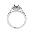 thumbnail image 2 of Diamond Engagement Ring Semi Mount 14K White Gold, 2 of 4