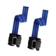 thumbnail image 5 of 2 correas de levantamiento de pesas, muñequera deportiva, cinturón de peso muerto, correas de soporte de agarre Azul, 5 of 9