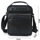 thumbnail image 2 of Bolso Bandolera de Cuero para Hombres,Bolso Bandolera de Hombro Multifuncional de Gran Capacidad con Correas Ajustables para Trabajo y Negocios, 2 of 8
