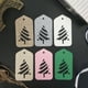 thumbnail image 5 of Etiquetas Kraft para manualidades navideñas, etiquetas de papel para envolver regalos, etiquetas colgantes, tarjetas de papel con ciervos de Papá Noel, suministros para fiestas de Navidad y Año Nuevo, 5 of 5