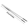 thumbnail image 3 of 2/1pcs Extra Long Stainless Steel Reptile Feeding Tongs With Rubber Tip Straight & Curved Long Tweezers For Aquarium Or Craft Bearded Dragon Tank Snakes Enclosure Accessories Terrarium Supplies, 3 of 6