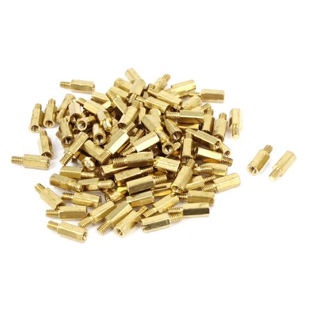 100 Pcs Standoff Hex Spacer Screw Nut M2x6 for CCTV Camera Parts