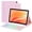 Pink, variant on RGB Backlit Magnetic Keyboard Protective Cover with Stylus Slot for Fire HD 10 & HD 10 Plus 10.1" 2021 / 2023,Dark Green