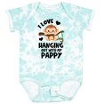 thumbnail image 3 of Inktastic Monkey I Love Hanging out with My Pappy Boys or Girls Baby Bodysuit, 3 of 5