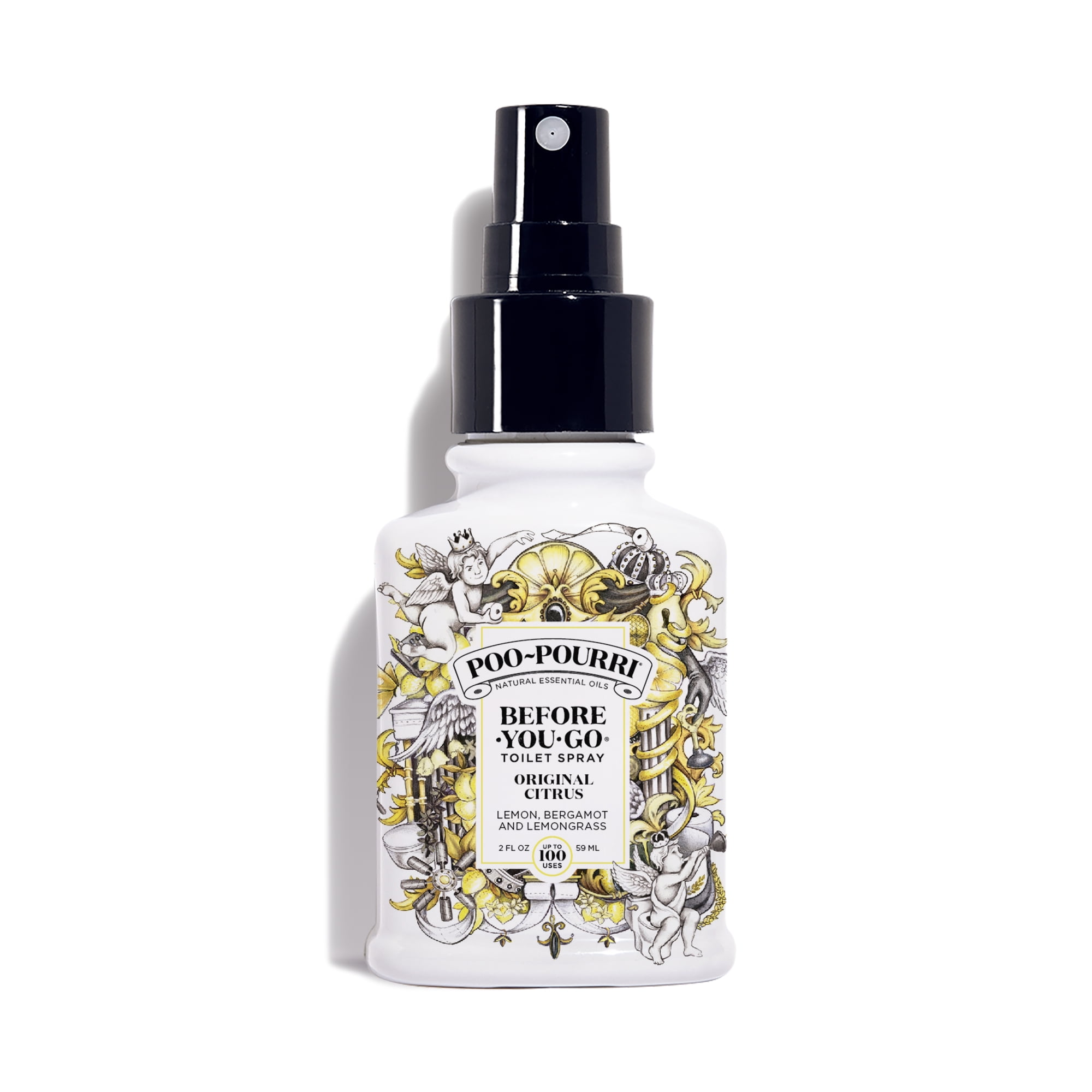 PooPourri, Original Citrus, 2oz, BeforeYouGo Toilet Spray, Lemon