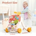 thumbnail image 3 of JoyStone 2-in-1 Baby Walker and Learning Push Toy with Music Table, for Toddlers 6–18 Months, 3 of 9