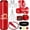 Red, variant on Prorobust Punching Bag for Adults, 4ft Black PU Heavy Boxing Bag Set with 12oz Gloves for MMA Kickboxing Boxing Karate Home Gym Training (Unfilled)