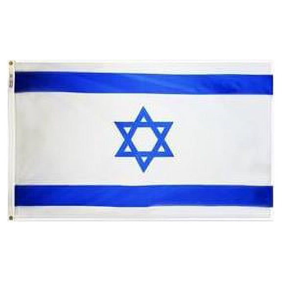Annin Flagmakers 900615 12 in. X 18 in. Nyl-Glo Israel Flag