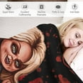 thumbnail image 4 of Bride of Chucky Super Soft Flannel Blanket Lightweight Air Conditioning Blanket Comfortable Quilt for Adults Kids, 4 of 8