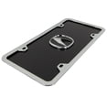 thumbnail image 2 of Chrome Acura License Plate on Black Acrylic Kit P.ACU.CBK, 2 of 3