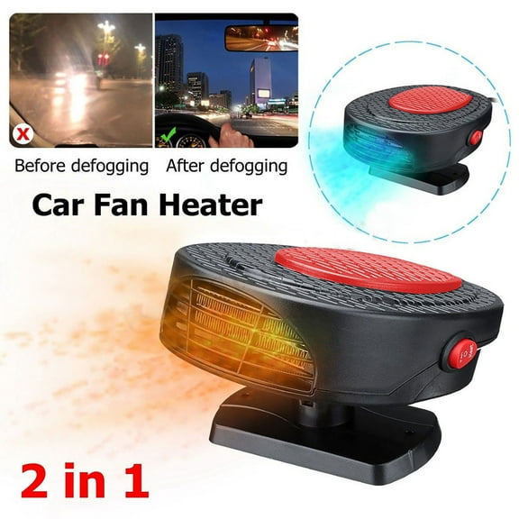 ZFYXGS Portable Car Heater Defroster 12V/24V, Small Space Heater for Car Outdoor Use Clearance
