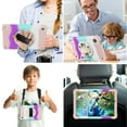 thumbnail image 6 of Cases for Samsung Galaxy Tab A9+/ A9 Plus 11" 2023, Shockproof Hard Duty Case with 360 Rotating Hand Strap & Stand, Shoulder Strap for SM-X210/ X216/ X218, iridescence, 6 of 7